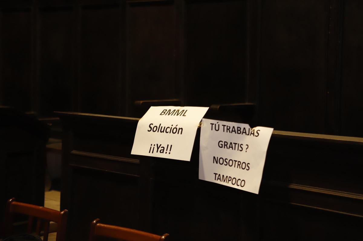 Imagen de archivo de una de la protestas protaginizada por los músicos.