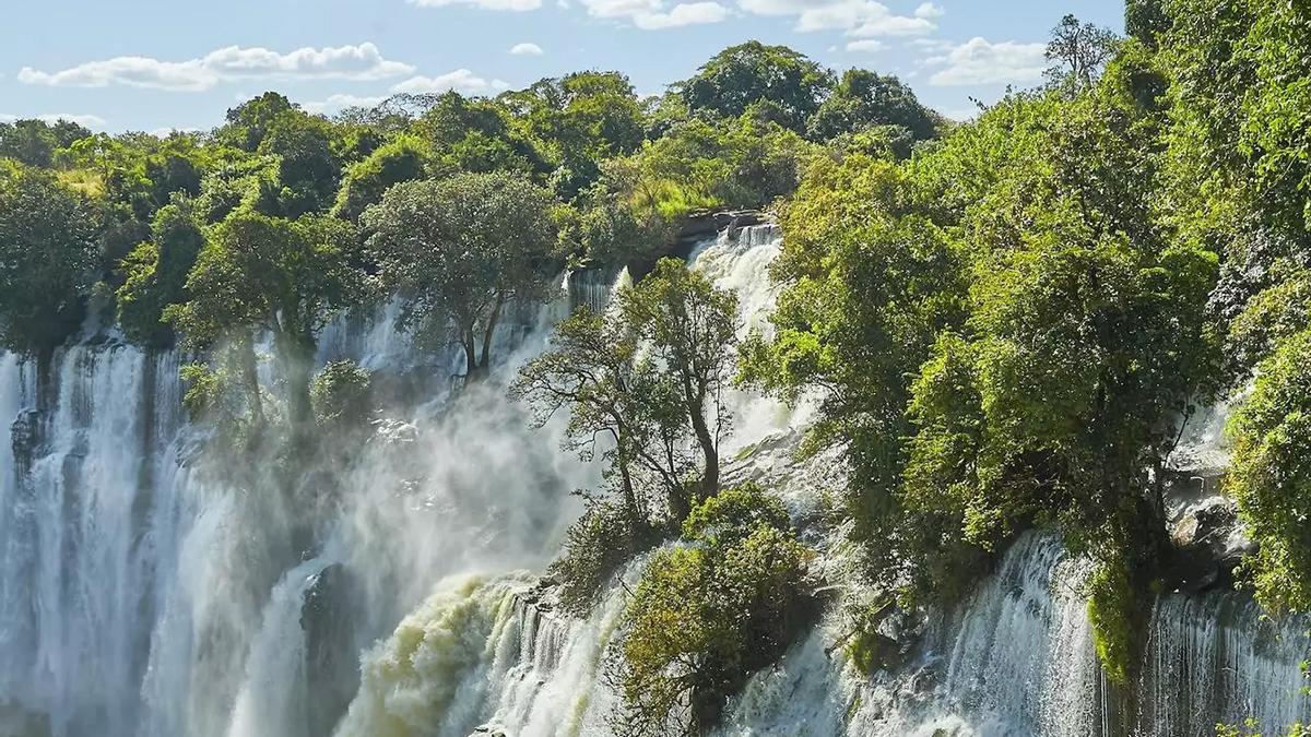 Las cataratas angoleñas son espectaculares
