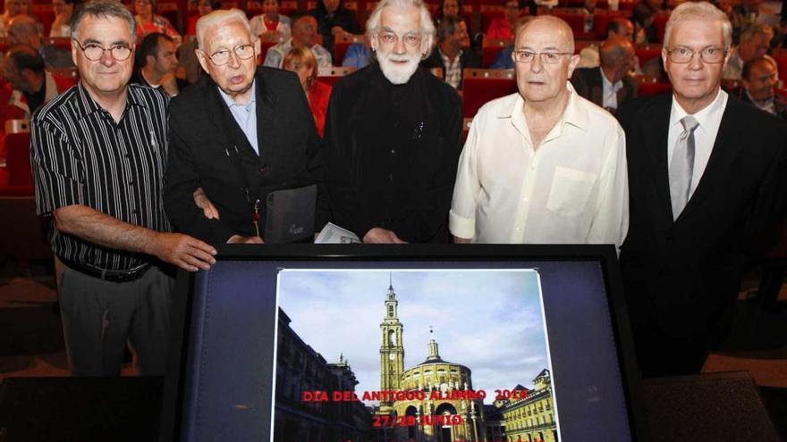 Por la izquierda, Felip Tolos, Gregorio Ruiz Sancho, Vicente Díez Faixat, Josep Granell y Pedro Rodríguez.