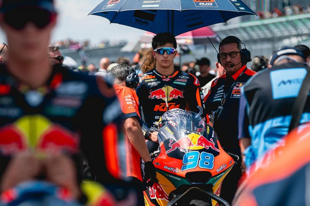 Jose Antonio Rueda Red Bull KTM Ajo Moto2 Sachsenring