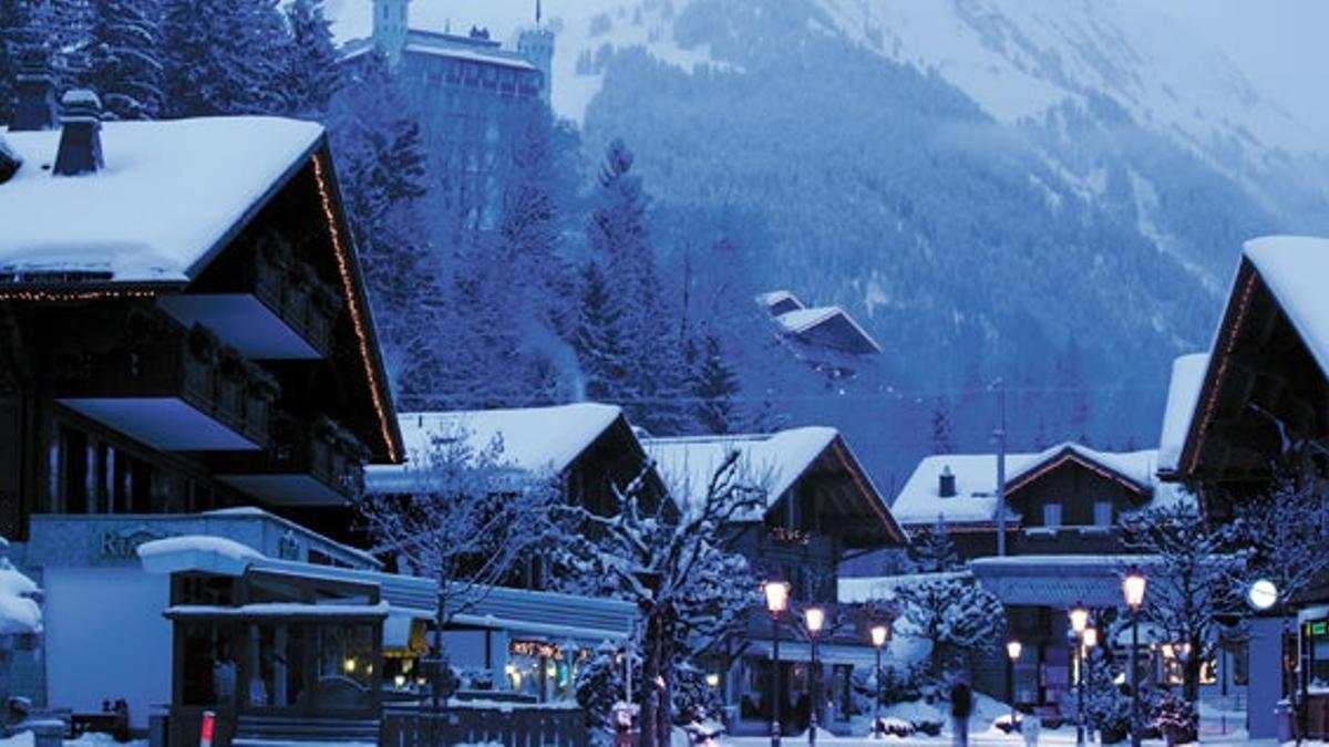 Estación de esquí de Gstaad (Suiza).