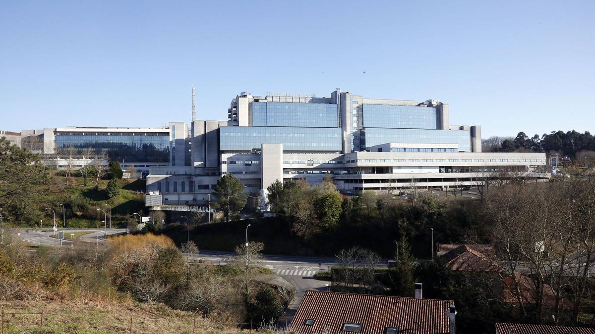 Vista general del Hospital Clínico Universitario de Santiago