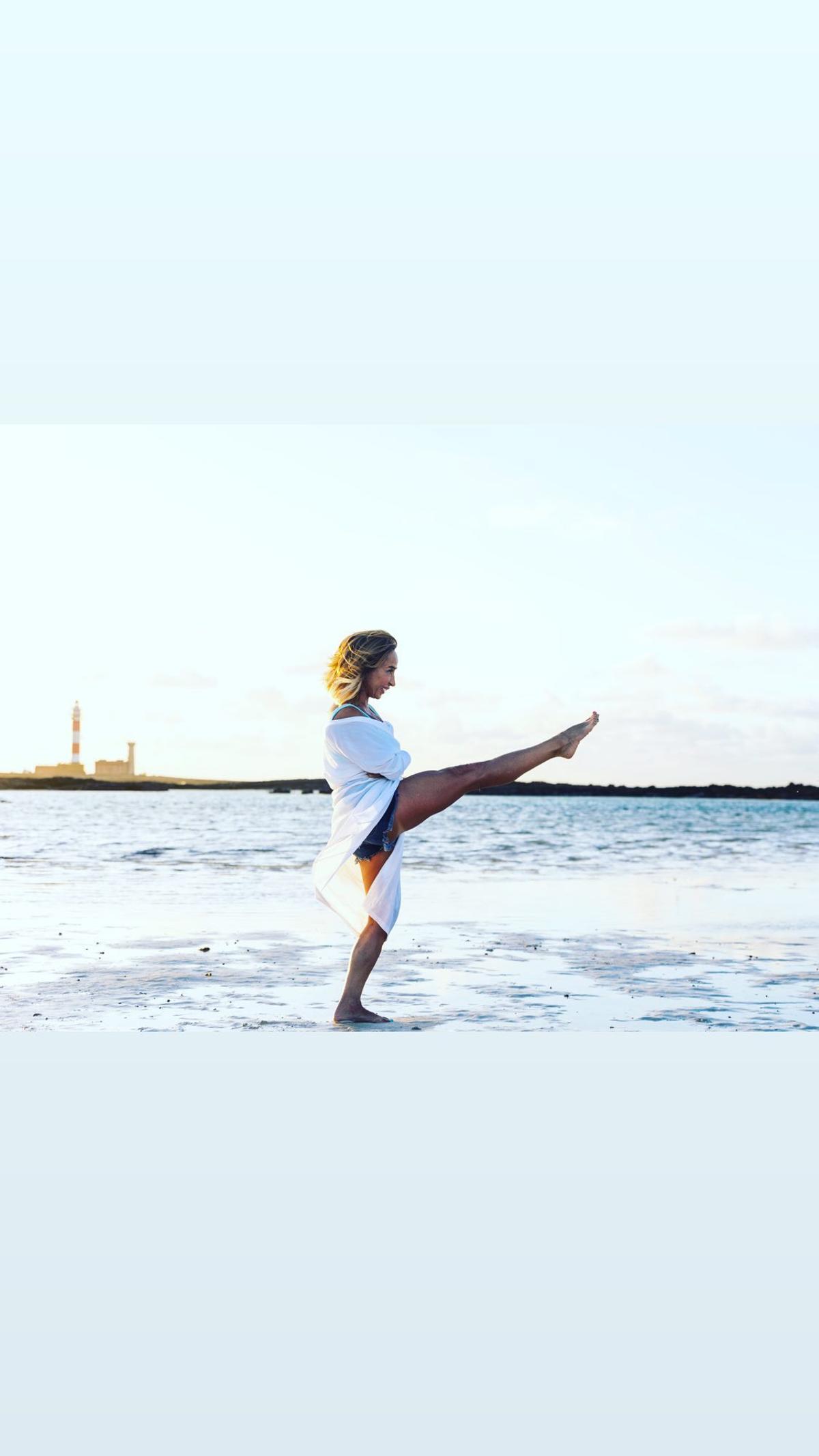 María Patiño comparte la espectacular fotografía con la que celebra su  vuelta a Fuerteventura