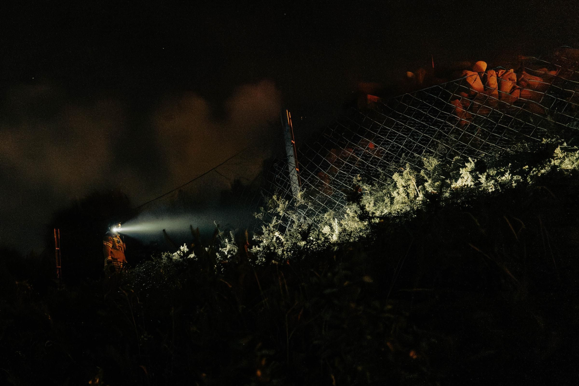 Incendio forestal en Chandebrito reviviendo el miedo del 2017