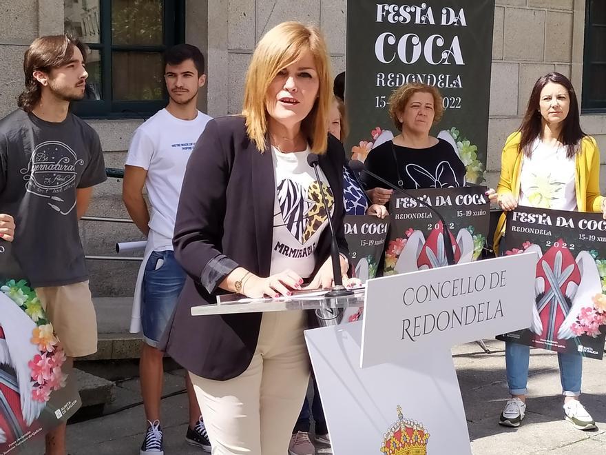 La alcaldesa Digna Rivas, ayer, en la presentación. / A.P.