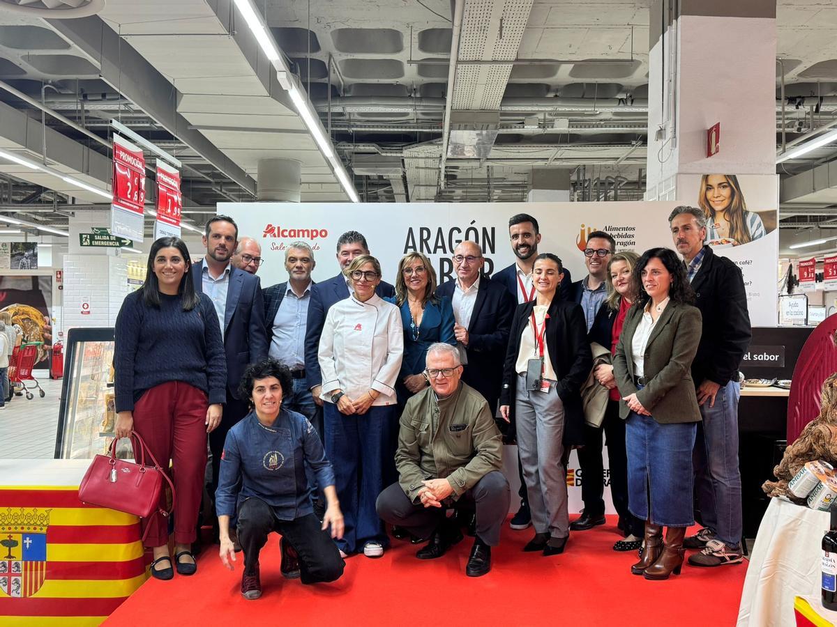 Alcampo seleccionó más de 100 productos procedentes de 40 productores locales dentro de la campaña 'Aragón: Sabor de Verdad'.