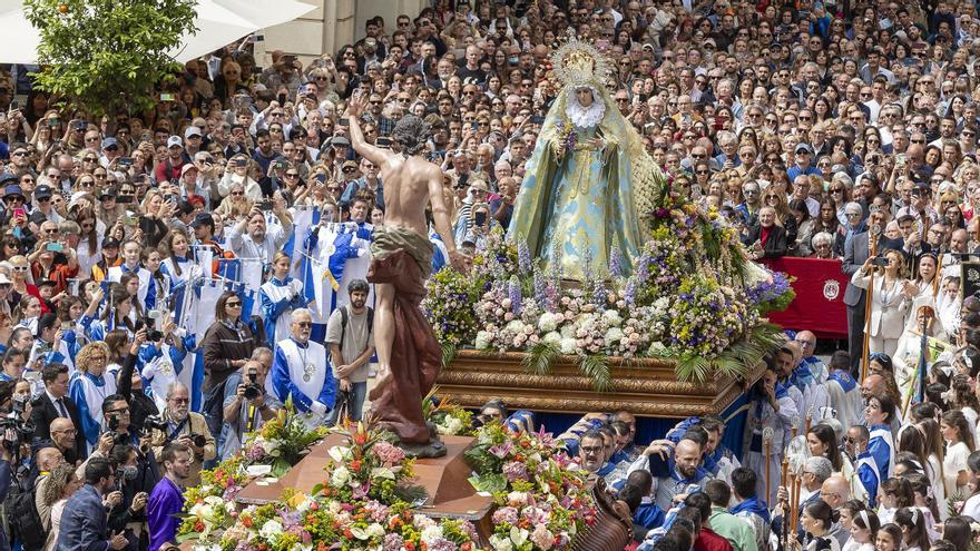 La Virgen de la Alegría cierra la Semana Santa alicantina