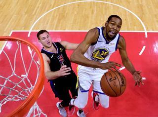 Los Warriors derrotaron a los Houston Rockets en gran partido de Kevin Durant