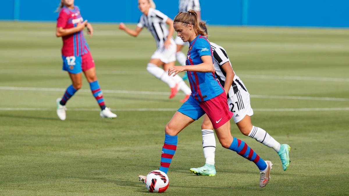 Irene Paredes se estrenó como goleadora azulgrana en el Gamper