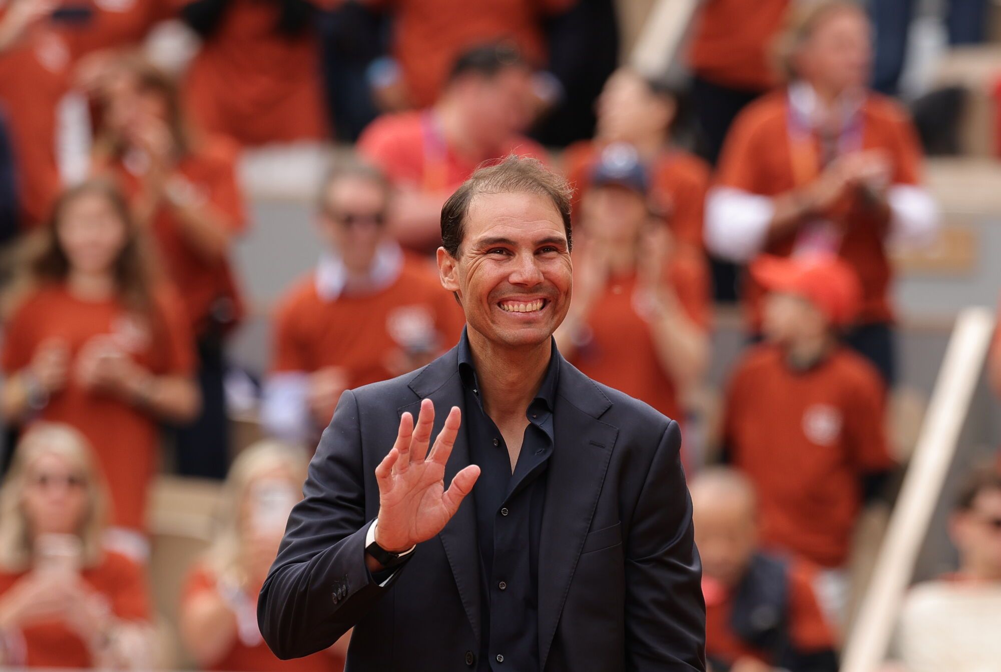 El homenaje de Roland Garros a Rafa Nadal, en imágenes.