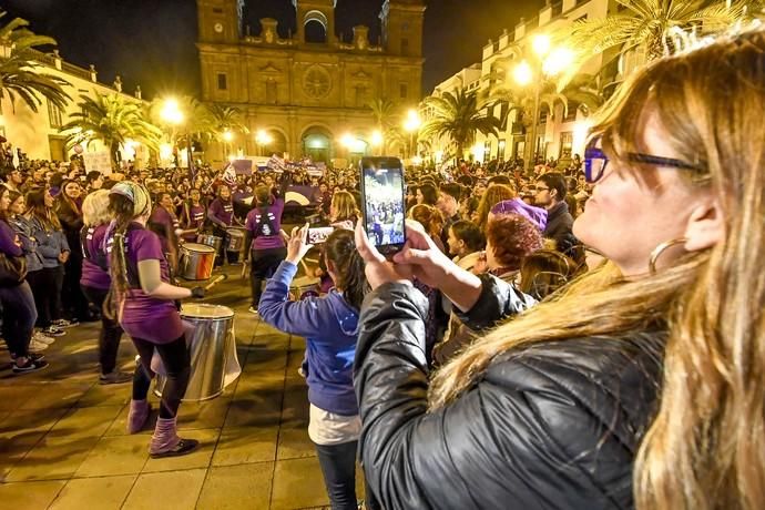 GENTE Y CULTURA 07-03-19  LAS PALMAS DE GRAN CANARIA. 8M Día Internacional de la Mujer. Manifestación por el 8M Día Internacional de la Mujer. FOTOS: JUAN CASTRO