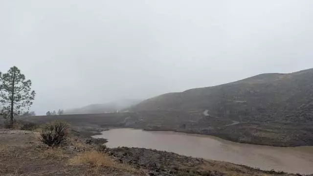 Las presas de Gran Canaria recogen el agua tras el paso de la borrasca Claudia