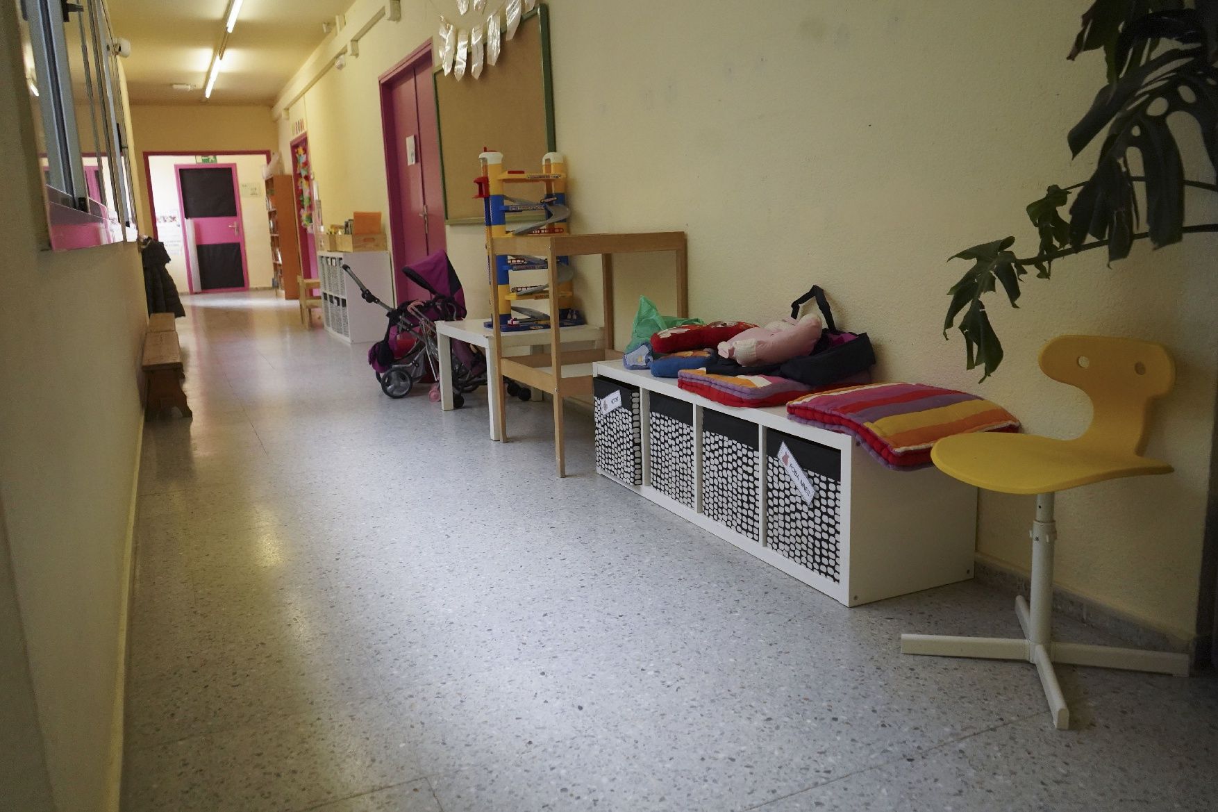 Prova de sirenes per risc químic de Protecció Civil a l'Escola Sant Vicenç de Castellet