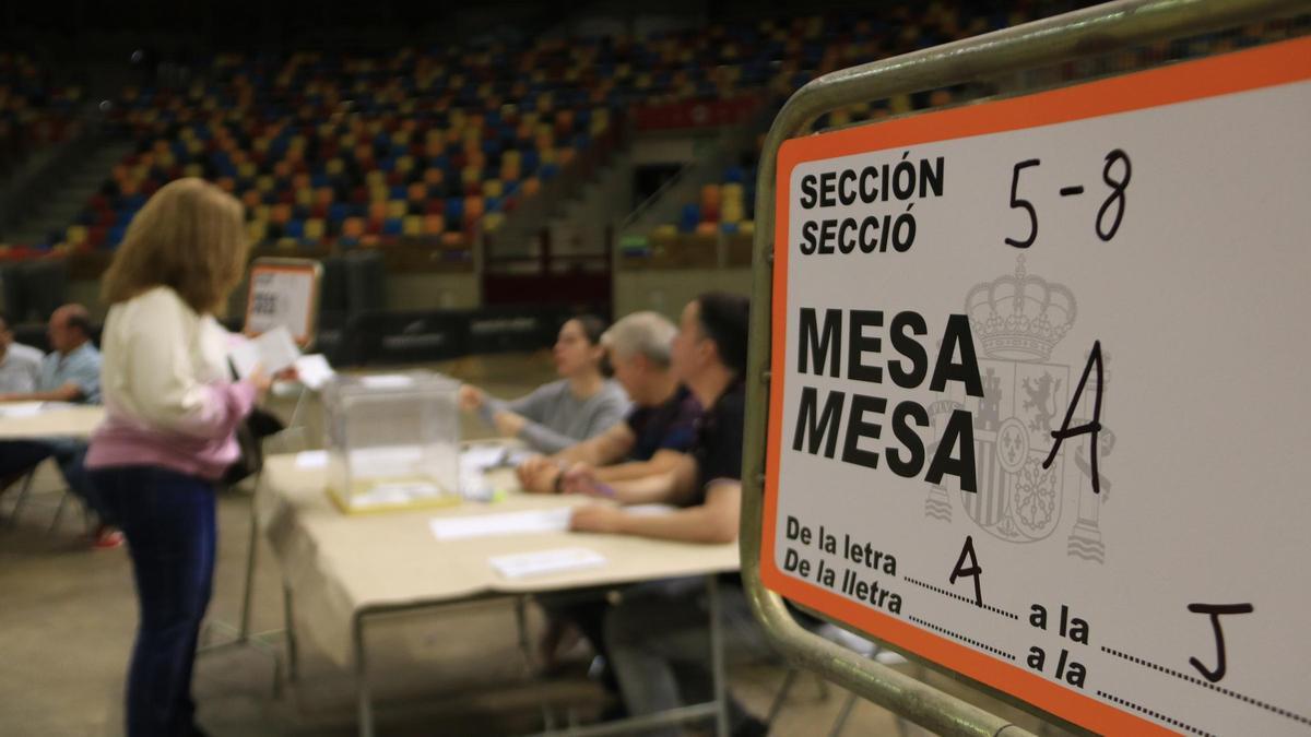 A l'espai de la Tarraco Arena Plaça de Tarragona s'han constituït deu meses electorals