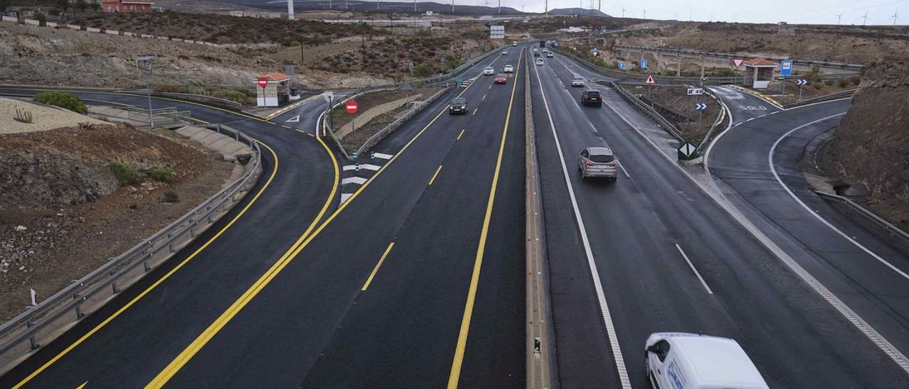 Enlace de Chimiche, junto al Polígono Industrial de Granadilla.