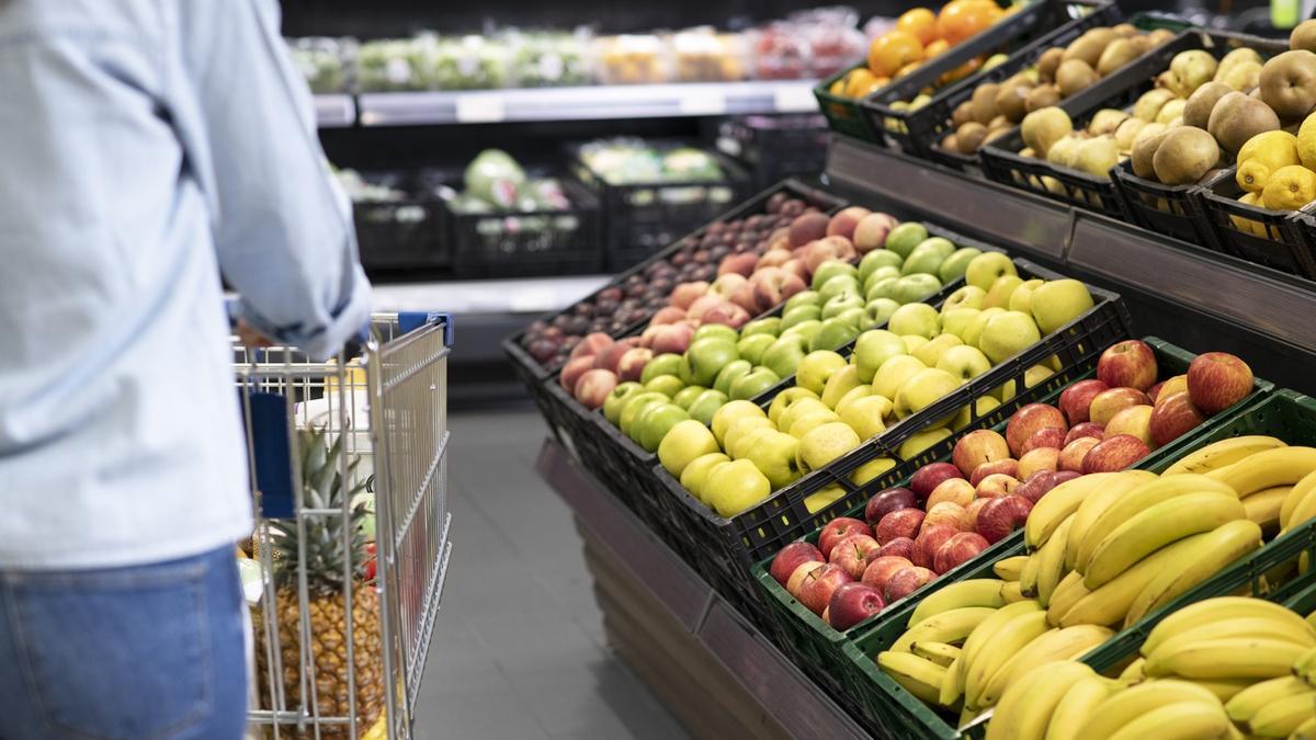 Fruta en supermercado