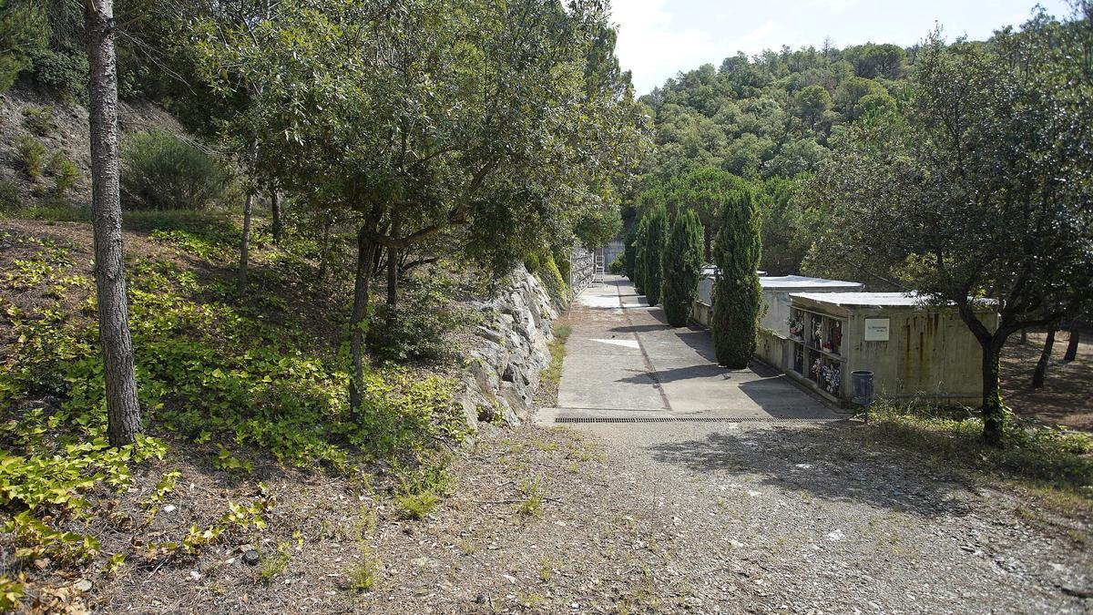 Zona del cementiri nou de Girona on han d'habilitar un espai per a sepultures islàmiques