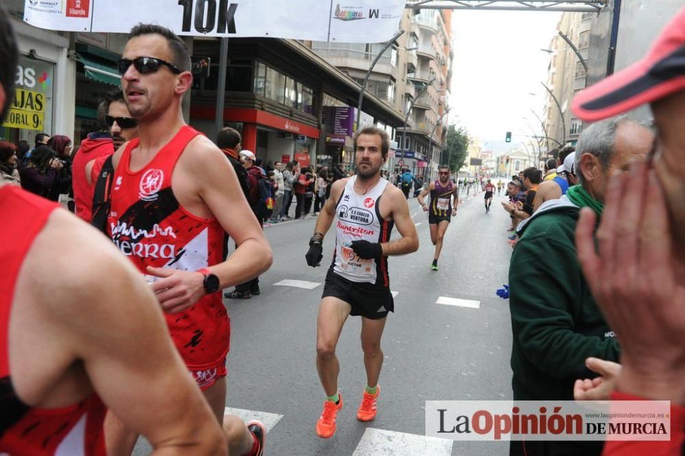 Murcia Maratón y 10 k. Paso por la Gran Vía