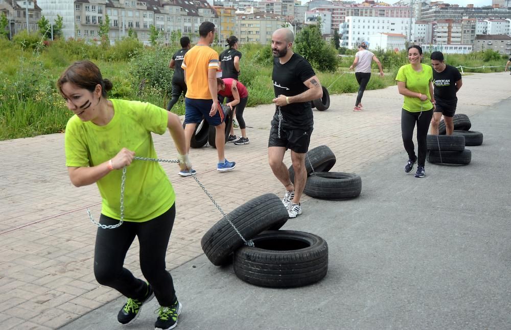 Más de 2.500 corredores se pusieron a prueba en la exigente carrera de obstáculos disputada en Pontevedra