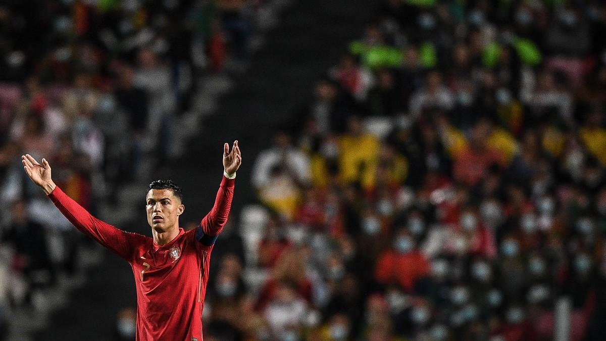 Cristiano durante un lance de partido