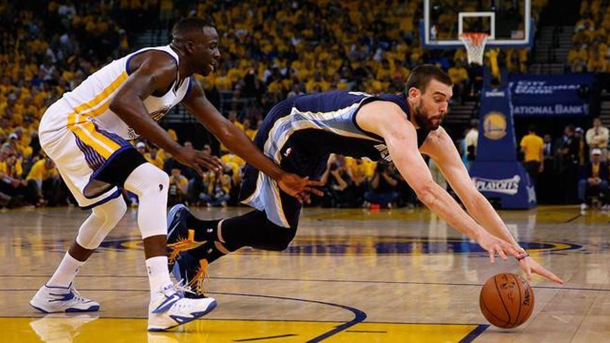 Mal inicio de los Grizzlies de Marc Gasol ante los Warriors en las semifinales