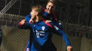 La joya de Luka Vuskovic en el entreno con Croacia