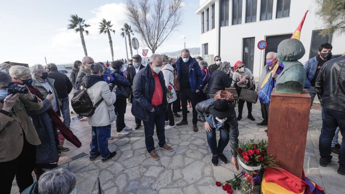 El homenaje se celebró ayer en el Born del Molinar de Palma a las doce del mediodía.