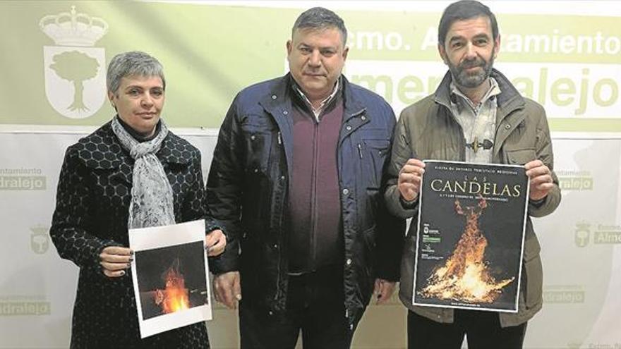 64 hogueras arderán por todo Almendralejo en el día de las Candelas