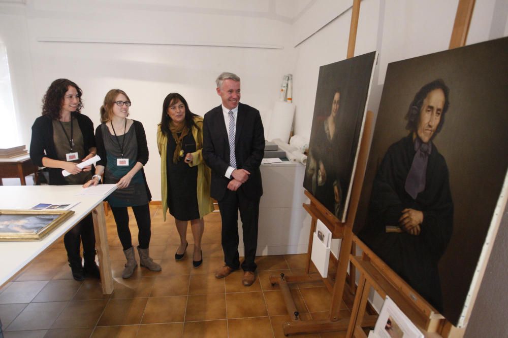 El Museu d'Art de Girona restaura cinc talles barroques i cinc olis