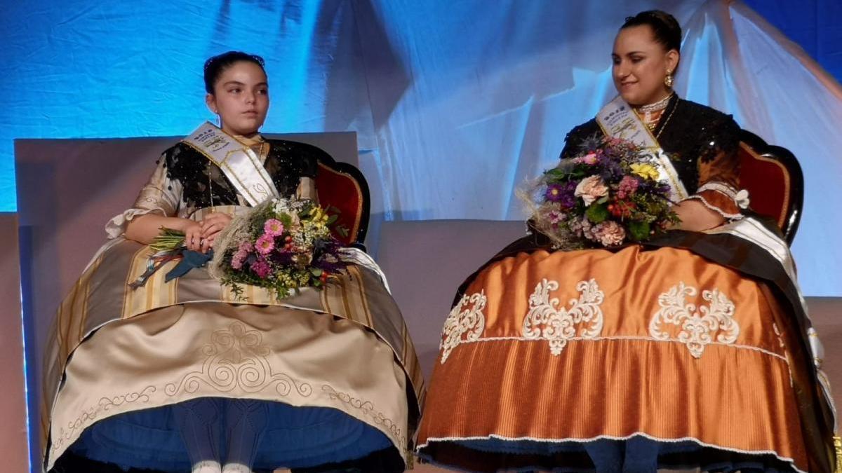 Lidia Gómez y Lucía Benítez brillan en la noche grauera como Reinas de Sant Pere