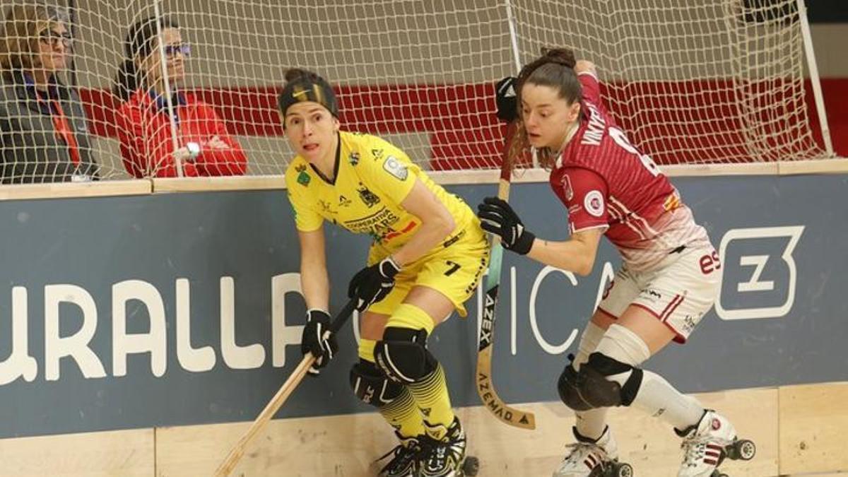 Imagen del duelo entre el Esneca y el Vila-Sana.