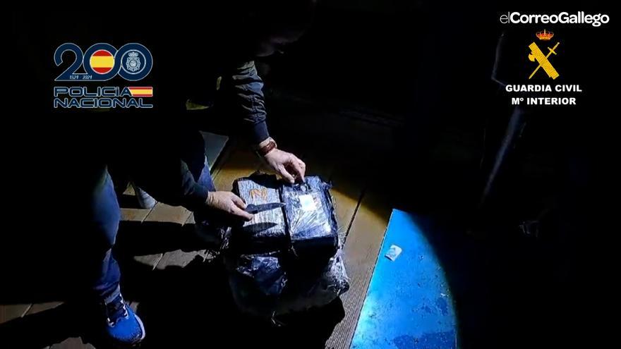 Más de 1.500 kilos de cocaína intervenidos en una embarcación