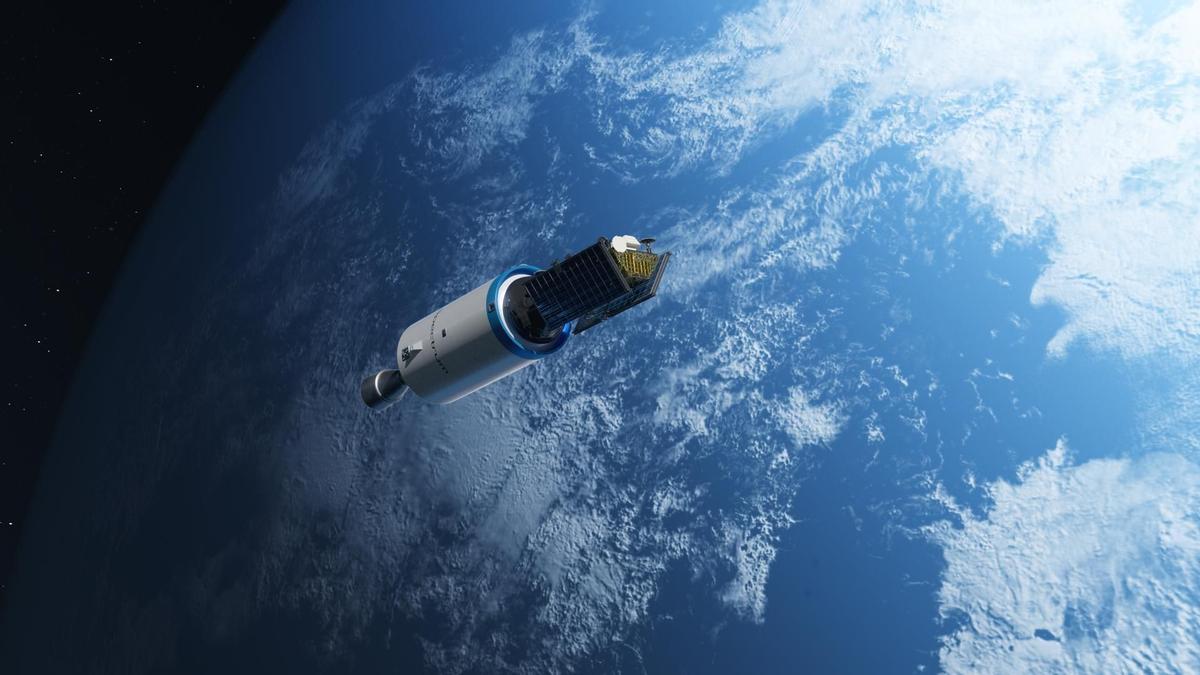 Lanzador Spectrum de Isar Aerospace, a bordo del cual viajará el satélite de Emxys.