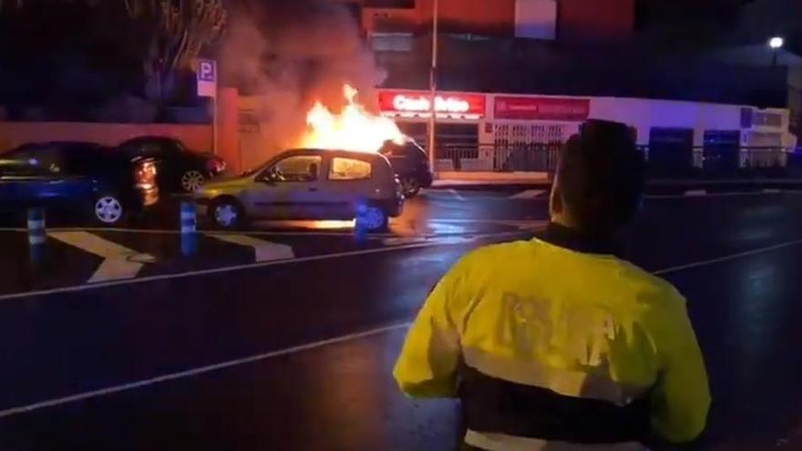 Fotograma del incendio de la calle Ramiro de Maeztu.