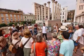 Primeras visitas al Templo Romano de Córdoba, en imágenes