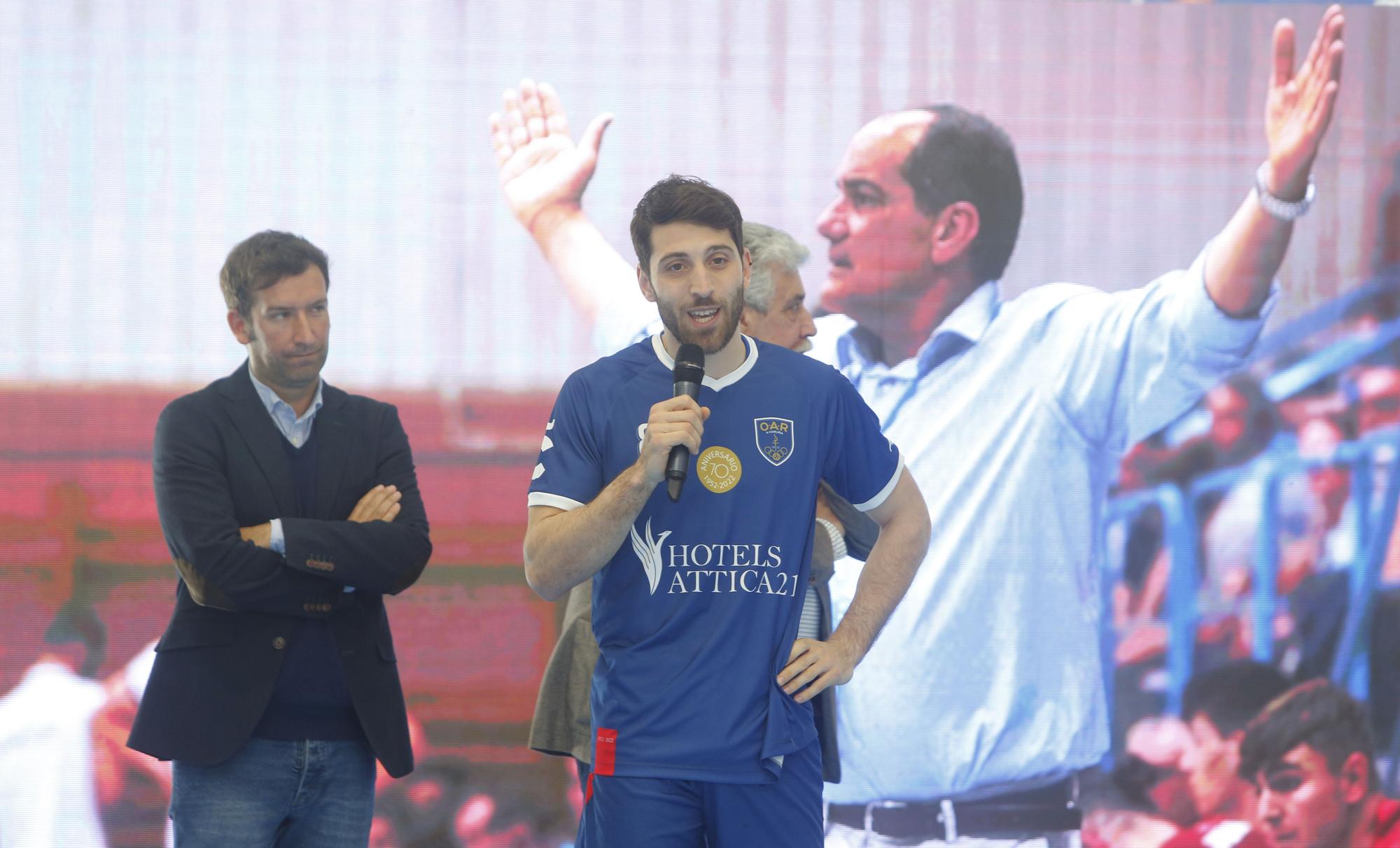 Homenaje del OAR y del deporte de A Coruña a Pablo Aguirregabiria