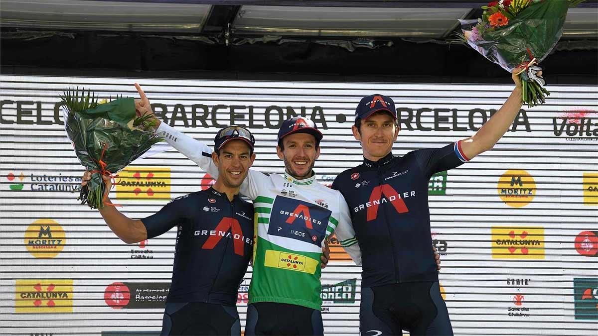 Triplete de INEOS en la Volta a Catalunya 2021