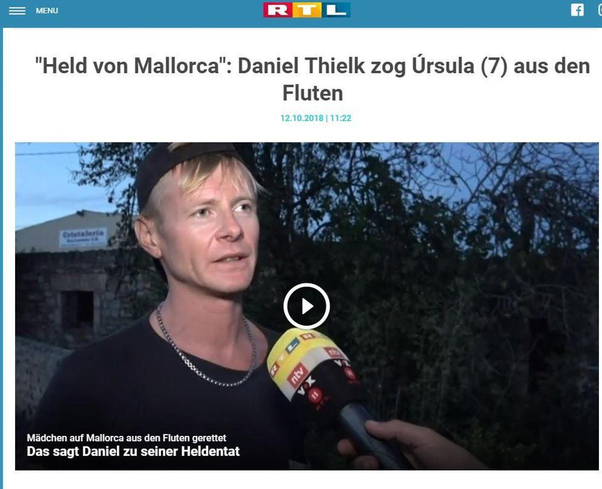 Daniel Thielk, el alemán que salvó a la pequeña Úrsula, no se considera un héroe