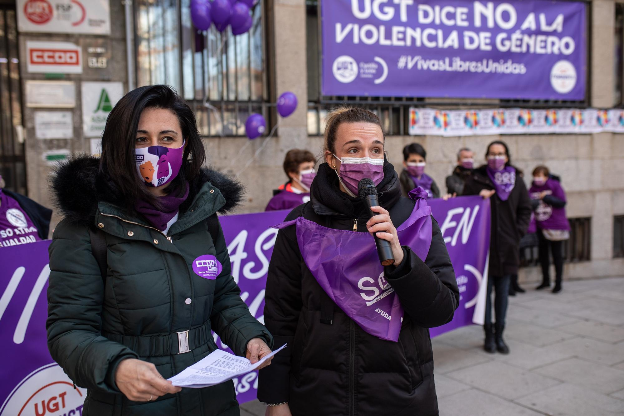 GALERÍA | Concentración de los sindicatos por el 8M en Zamora