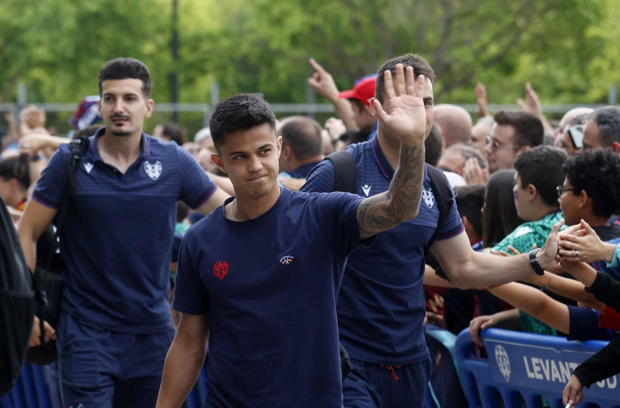 Recepción al Levante antes de enfrentarse al Albacete