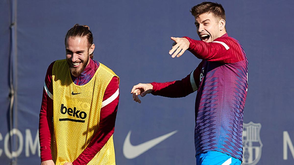 La prueba de que el Barça se lo pasa genial entrenando