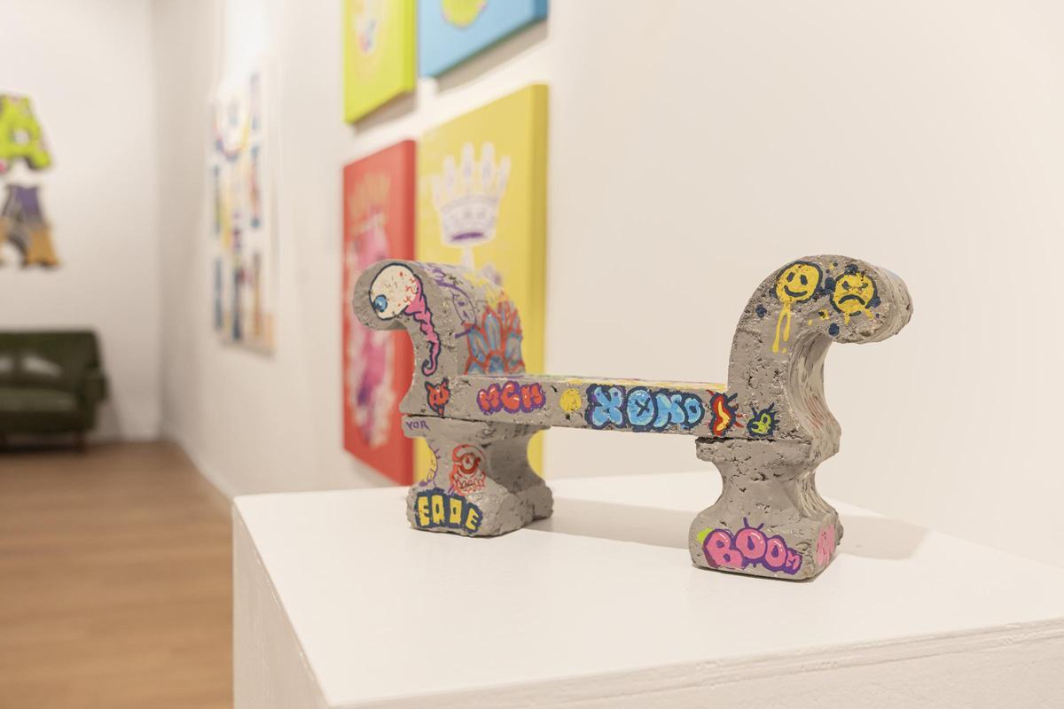 Un detalle de la muestra.