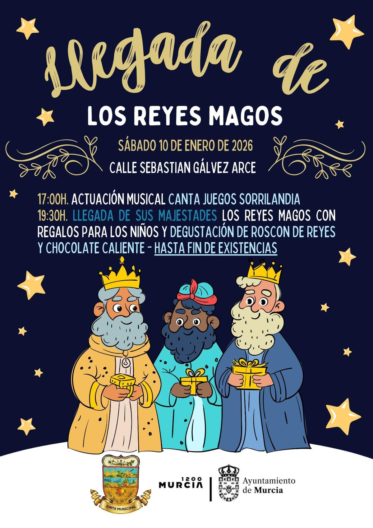 Cartel de los actos programados en San José de la Vega