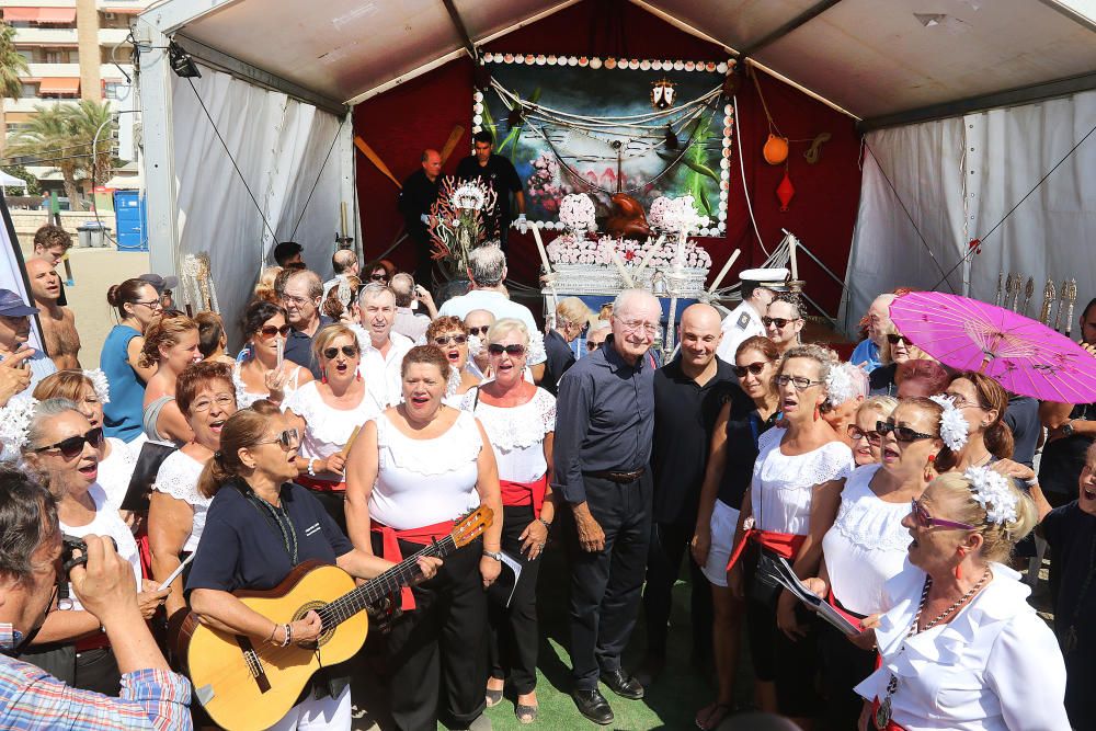 Virgen del Carmen de los submarinistas en La Malagueta