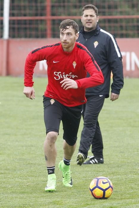 Entrenamiento del Sporting