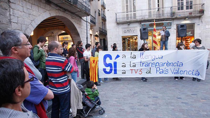 TV3 Girona celebra un acte en favor de l&#039;emissió al País Valencià