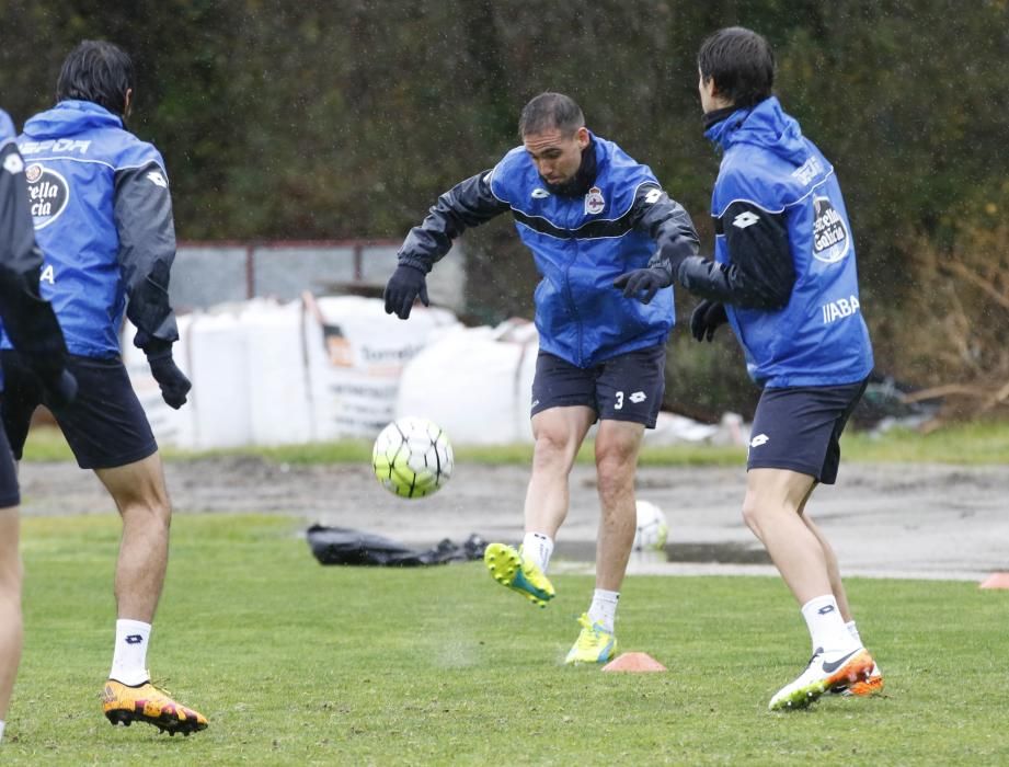 Entrenamiento bajo la lluvia