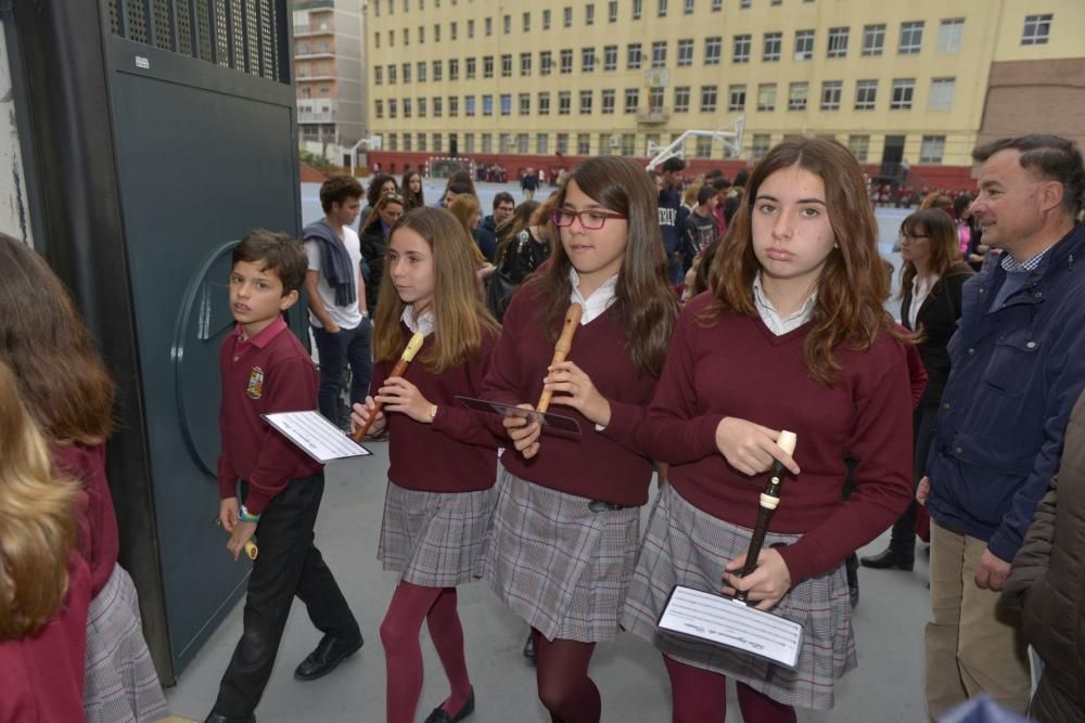 Procesión de los alumnos de Capuchinos