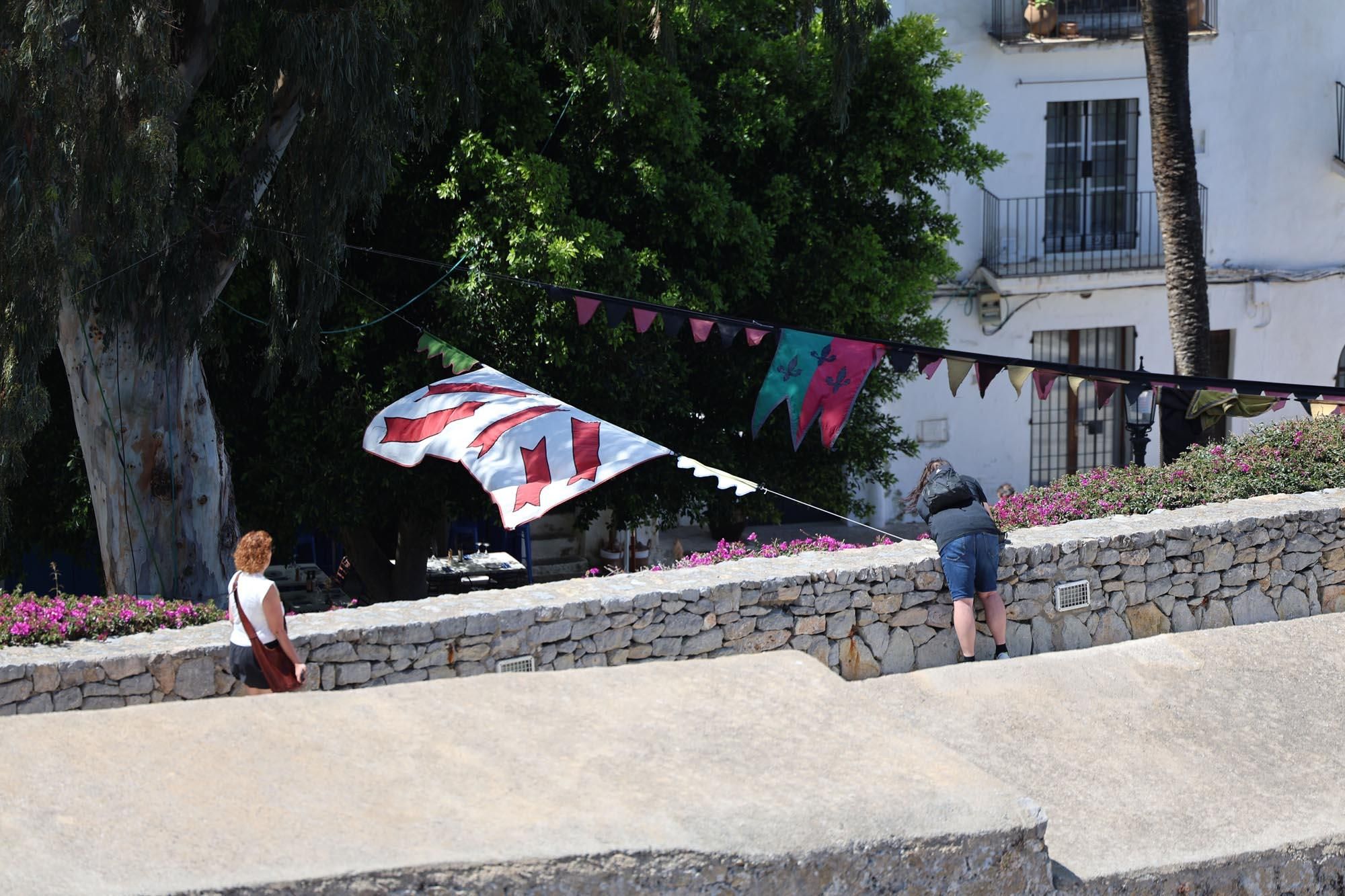 Preparativos de la feria Eivissa Medieval