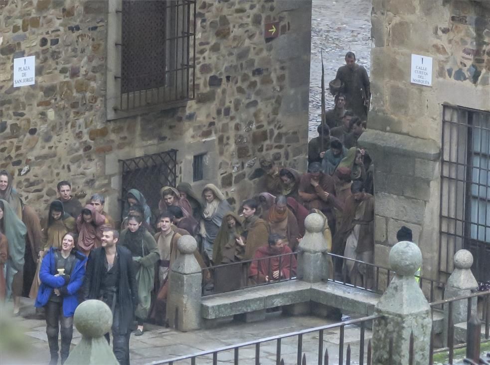 Rodaje de Juego de tronos en Cáceres